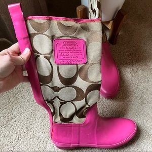 Coach Rain boots